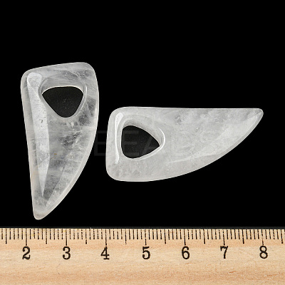 Natural Quartz Crystal Pendants G-M417-03F-1