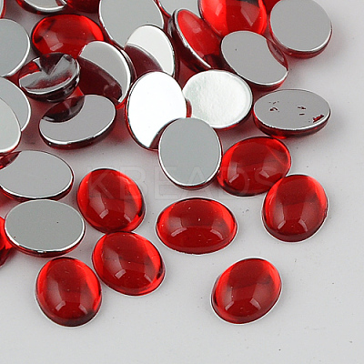 Scrapbook Embellishments Garment Accessories Taiwan Acrylic Rhinestone Cabochons ACRT-M007-13x18mm-28-1