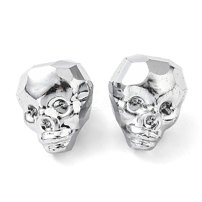 Electroplate Glass Bead EGLA-A006-01-1