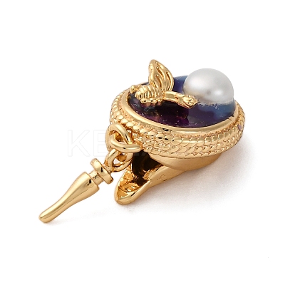 Brass Box Clasps KK-P291-50G-1