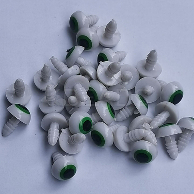 Craft Plastic Doll Eyes DOLL-PW0001-417J-1