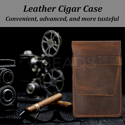 Leather Cigar Case AJEW-WH0528-62-1