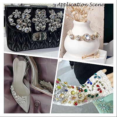 Oval Sew on Rhinestone DIY-E062-06G-A03-1