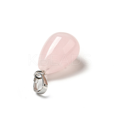 Natural Rose Quartz Pendants G-I332-05P-13-1