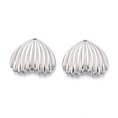 304 Stainless Steel Pendants STAS-T065-38P-1