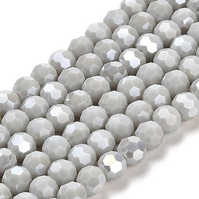 Opaque Glass Beads Stands LS-EGLA-A035-P6mm-B22-1