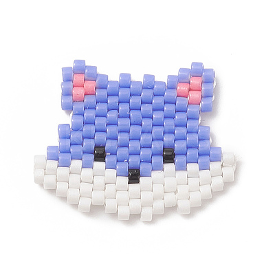 Handmade Loom Pattern MIYUKI Seed Beads PALLOY-MZ00064-02-1