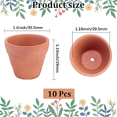 Porcelain Plant Pots LS-AJEW-WH20070-099A-1