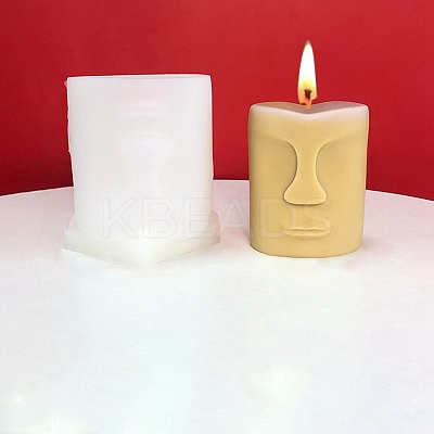 3D Abstract Face Candle Food Grade Silicone Molds DIY-C027-04-1