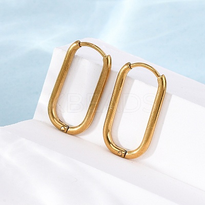 201 Stainless Steel Hoop Earrings EJEW-Z127-01G-01-1