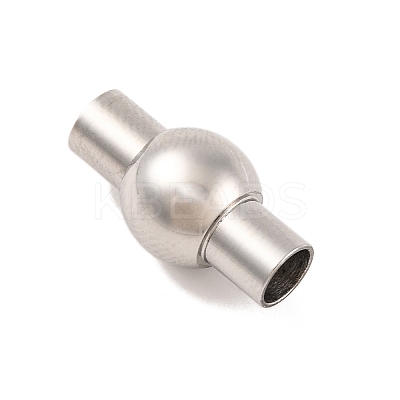 Tarnish Resistant 304 Stainless Steel Magnetic Clasps with Glue-in Ends LS-STAS-E049-19-1