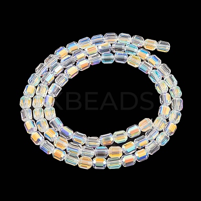 Electroplate Glass Beads Strands EGLA-D031-01-02-1