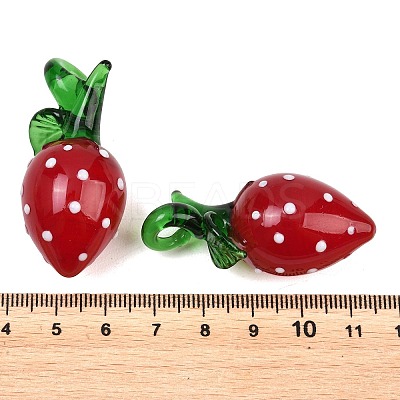 Handmade Lampwork Pendants LS-LAMP-C026-04-1