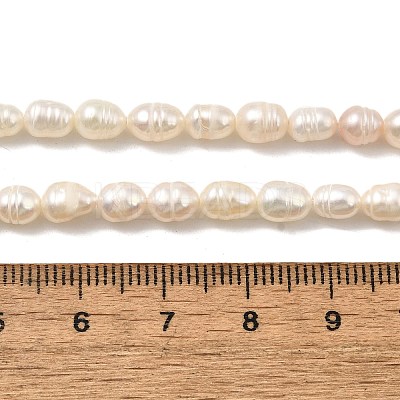 Natural Cultured Freshwater Pearl Beads Strands PEAR-I007-01Q-01B-1