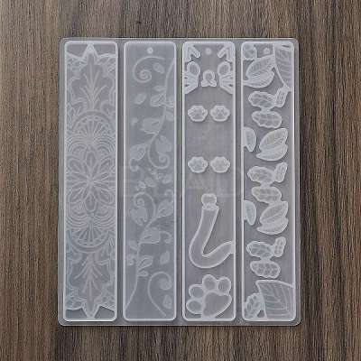 Rectangle DIY Bookmark Silicone Molds X1-DIY-G113-01B-1