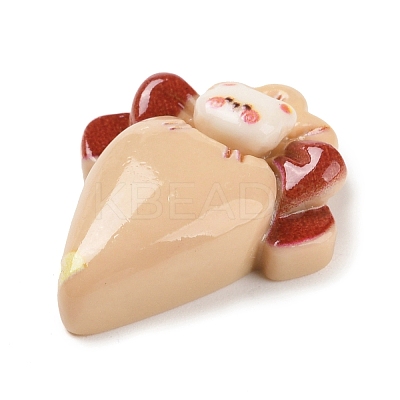 Bear Cream Bag Opaque Resin Decoden Cabochons LS-CRES-Q220-05E-1