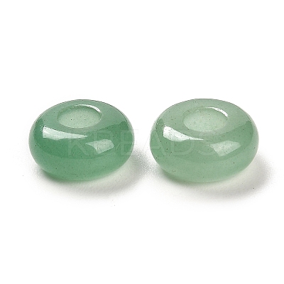 Natural Green Aventurine European Beads G-R488-02C-1