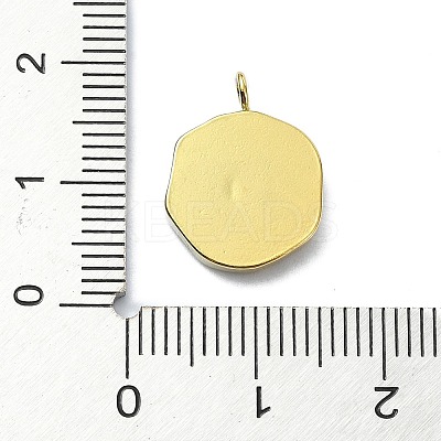 Ion Plating(IP) 304 Stainless Steel Pendants STAS-B058-23G-03-1
