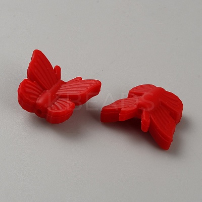 Butterfly Food Grade Eco-Friendly Silicone Focal Beads LS-SIL-CJC0009-03A-1