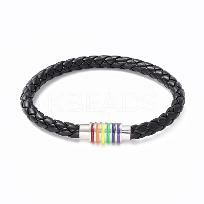 Rainbow Pride Bracelet BJEW-F425-01A-1