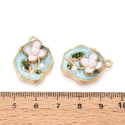 Alloy Enamel Pendants ENAM-K076-11A-G-1