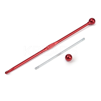 DIY Alloy Beadable Crochet Hooks AJEW-A064-02A-1