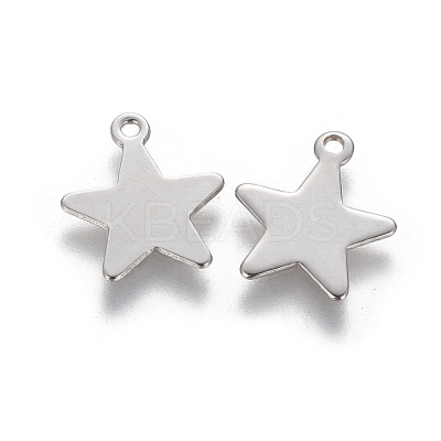 Tarnish Resistant 201 Stainless Steel Charms STAS-L233-031B-P-1
