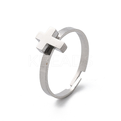 304 Stainless Steel Adjustable Rings for Women LS-RJEW-F169-01P-03-1