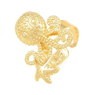 Ocean Brass Cuff Open Rings KK-CBA5A76-04G-01-1