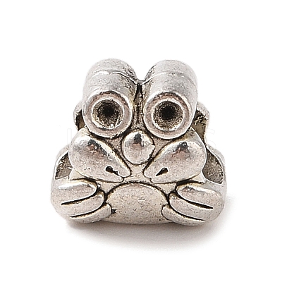 Tibetan Style Alloy European Beads TIBE-Q090-63AS-1