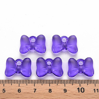 Transparent Acrylic Pendants TACR-T024-02BA-936-1
