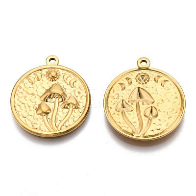 201 Stainless Steel Pendants STAS-N098-143LG-1