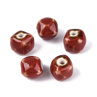 Vintage Handmade Porcelain Beads PORC-N013-18-19-1