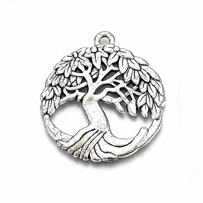 Tibetan Style Alloy Pendants LS-TIBE-S323-020AS-RS-1