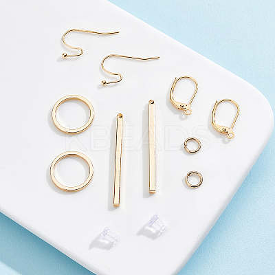 DIY Vertical Bar Pendant Earrings Making Kit DIY-BC0004-49-1