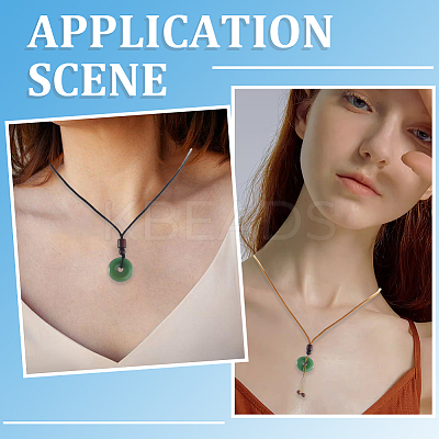 24Pcs 3 Styles Polyester Cord Necklace Makings AJEW-SC0003-82-1