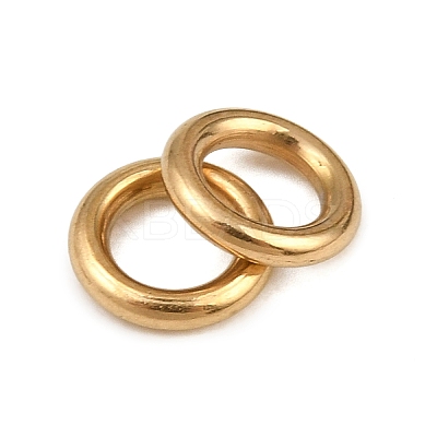 Ion Plating(IP) 304 Stainless Steel Closed Jump Rings STAS-G393-06G-05-1
