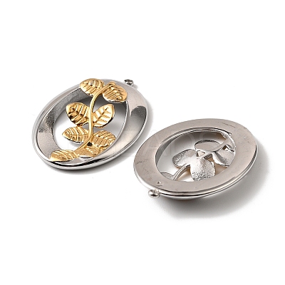 304 Stainless Steel Pendants STAS-Z145-01GP-02-1