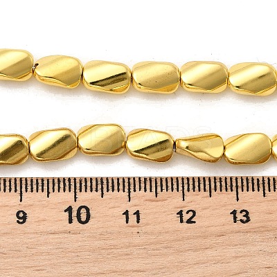 Electroplate Glass Beads Strands EGLA-F166-05A-G-1