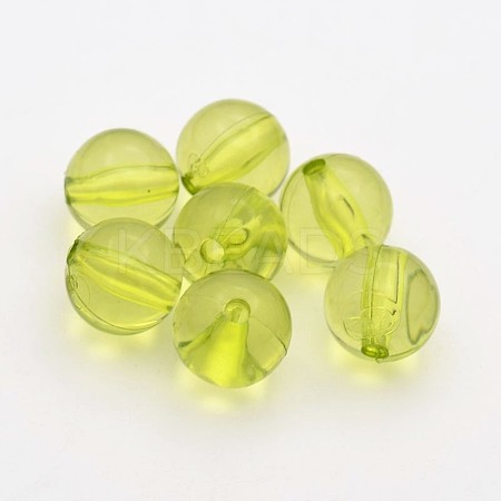 Transparent Acrylic Beads TACR-P053-5mm-26L-1