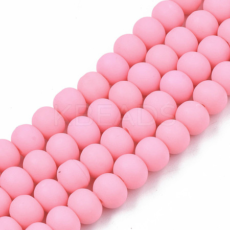 Handmade Polymer Clay Beads Strands CLAY-N008-053-02-1