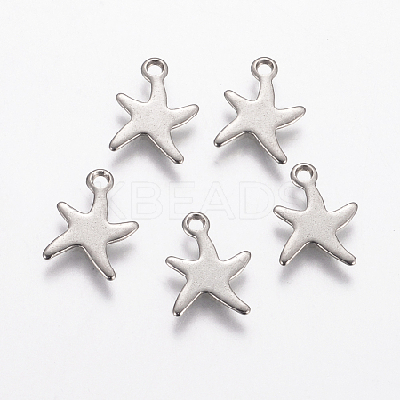 Non-Tarnish 201 Stainless Steel Charms X-STAS-F039-47-P-1