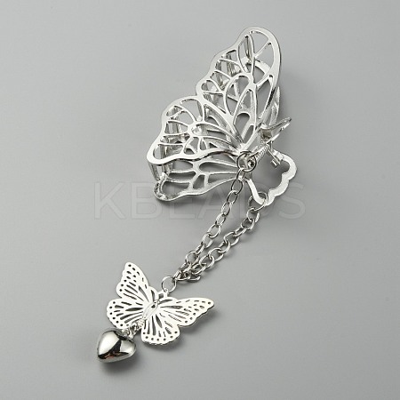 Alloy Claw Hair Clips PHAR-WH0006-19-1