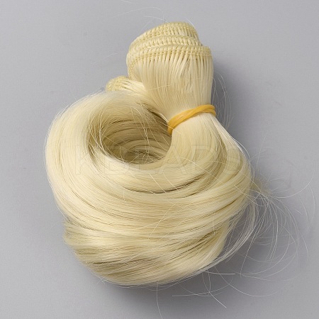 High Temperature Fiber Short Curly Hair Doll Wig Hair DIY-WH0502-93G-1