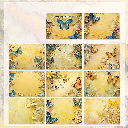 30Pcs Butterfly Scrapbook Paper Pad PW-WGDFAAA-02-1