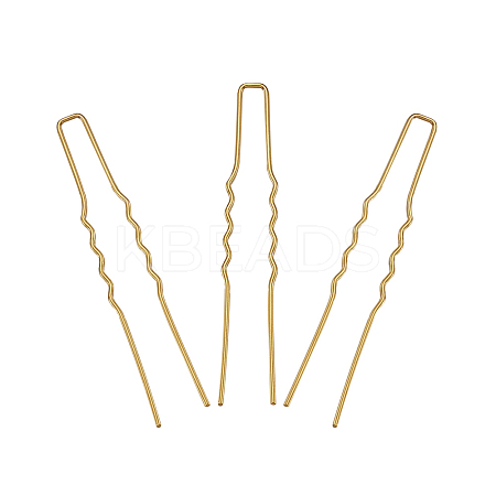 Hair Accessories Iron Hair Forks Findings OHAR-TAC0002-01G-1