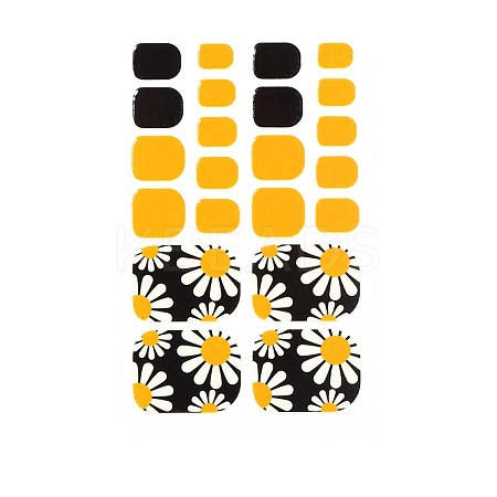 Full-Cover Glitter Powder Toenail Wraps Stickers LS-MRMJ-R112-ZXJ-079-1