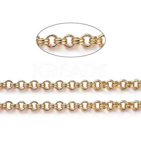 Soldered Brass Rolo Chains CHC-G005-22G-1