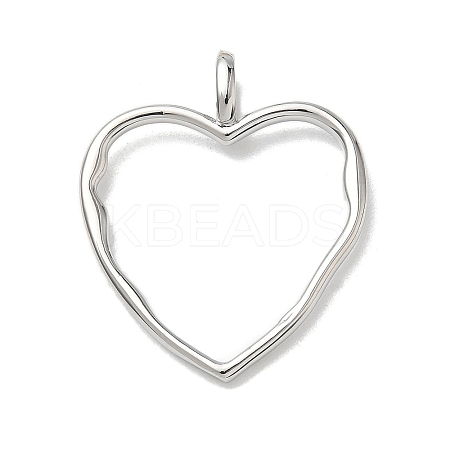 Valentine's Day Brass Pendants KK-E796-10P-1