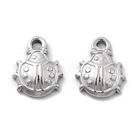 Anti-Tarnish 304 Stainless Steel Charms STAS-R130-15P-1